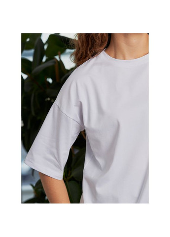 Базова однотонна футболка оверсайз, Розмір Одягу S, Колір Білий Badger - (354697630)