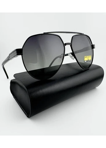 Чоловічі Сонцезахисні Окуляри Авіатори JB1078D C-BLK-Y4 Polarized з Поляризацією і Флексами James Browne (402377107)