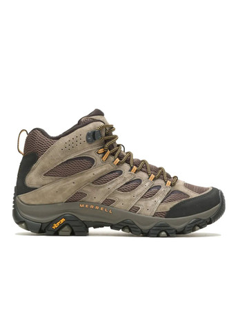 Коричневые осенние ботинки moab 3 mid mns Merrell