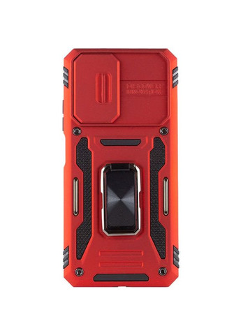 Ударостійкий чохол Camshield Army Ring для Xiaomi Redmi 10 Червоний Epik (372499685)