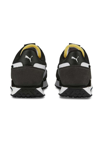 Черные демисезонные мужские кроссовки future rider play on black-dark sha черный Puma