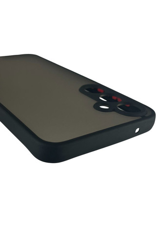 Чохол для Galaxy S23 FE (SM-S711) матовий з високими бортами з захистом камери на самсунг с23 фе чорний Samsung (366018950)