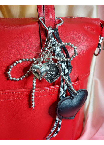 Брелок - підвіска для сумки, ключів, телефону Чорна No Brand (361971483)