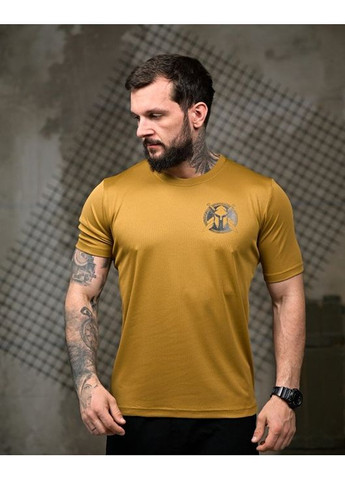 Тактична чоловіча футболка з принтом койот No Brand (354792704)