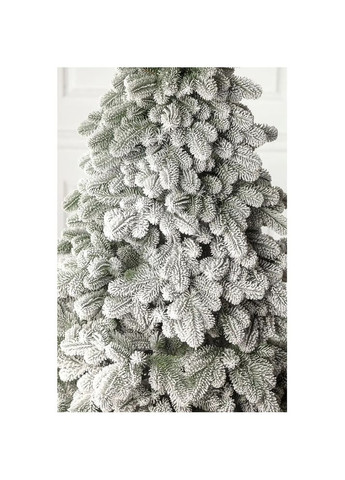 Новогодняя елка искусственная литая Ковалевская заснеженная 210 см Зеленая 4829223200211 Siga Group (317303126)