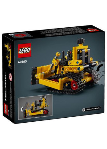 Конструктор Technic Сверхмощный бульдозер 195 деталей (42163) Lego Technic Надпотужний бульдозер 195 деталей (368562247)