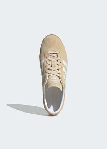 Кроссовки Gazelle Lo Pro adidas бежевые всесезоны (348033697)