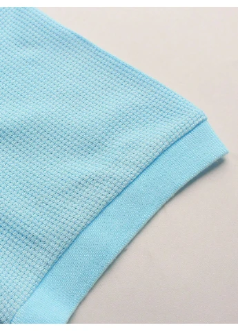 Блакитний літній костюм SHEIN