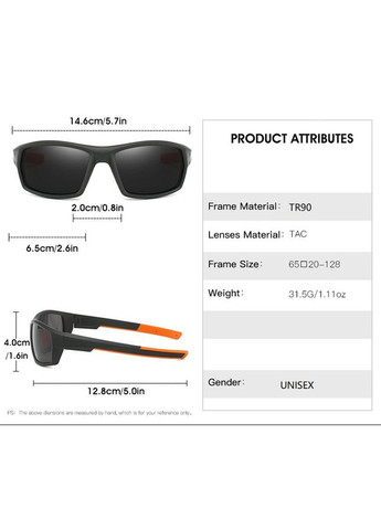 Cолцезащитные очки зеркальные Ice Blue Mirror UV400 TR90 Polarized Anti-glare No Brand (327878804)