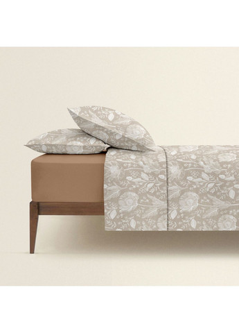 Наволочка сатин на подушку 50х70 BOTANIC FLORA SAND (4822052400715) Cosas (367914233)