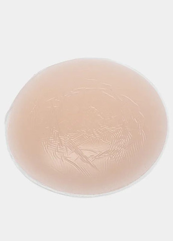 Телесные силиконовые наклейки на соски в форме круга стикини на грудь 6.5 см Cindylove (284739782)
