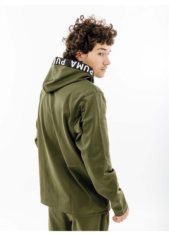 Мужское Худи TRAIN PWR FLEECE HOODIE Хаки Puma (282318128)
