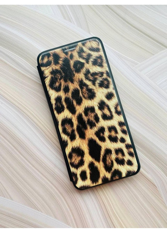 Чохол-книжка з малюнком для Samsung Galaxy M51 Чорний:: Леопардовий дизайн (принт 383) CASE CONTROL (360692434)