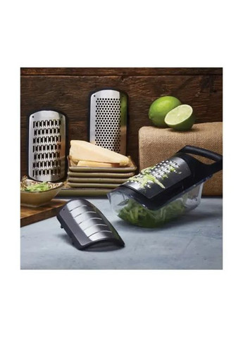 Набір Терок Soft Touch Container Grater Set Тертки 4в1 Mintex (363834300)