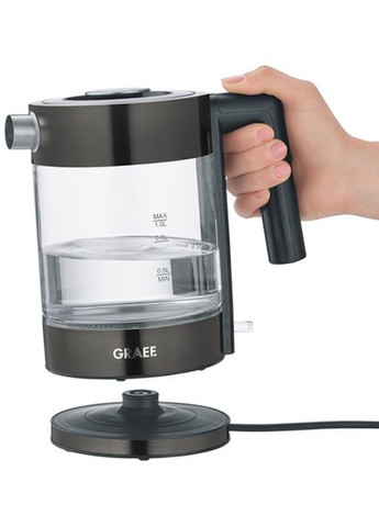 Электрочайник WK302EU 1 л черный Graef (337093713)