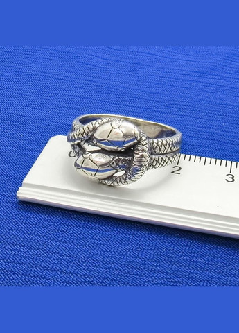 Срібна каблучка "Амфісбена змія" 19 No Brand (350667428)