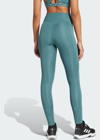 Зеленые демисезонные леггинсы optime essentials stash pocket full-length adidas