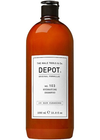 Шампунь увлажняющий для сухих и ломких волос Hair Cleansings 103 Hydrating Shampoo 1000ml Depot (368622113)