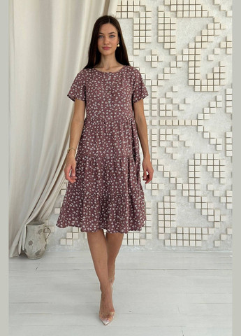 Сливова сукня Nenka з квітковим принтом