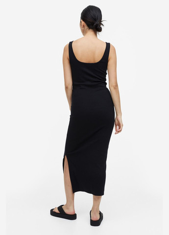 Чорна повсякденний плаття для вагітних H&M однотонна