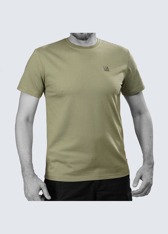 Футболка літня Хакі з принтом UA | UATAC (316086431)