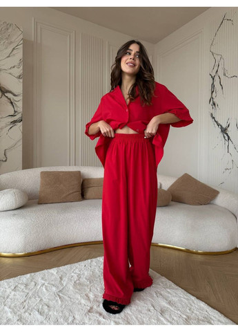Червона жіноча піжама Osoblyva