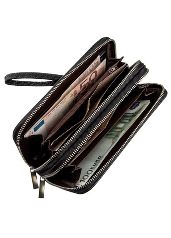 Гаманець жіночий з зернистою екокожі чорний 19045 KIVI (329197315)