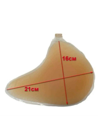 Протез молочной железы силиконовый после мастэктомии 420 г. с удлинением до подмышки правая чашка С No Brand 8202 (329445574)