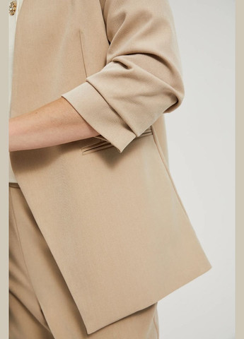 Бежевый женский жакет женский Moodo -