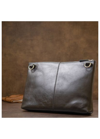 Сумка Кожаная мужская Черная (11437) Grande Pelle Шкіряна чоловіча Чорна (364660845)