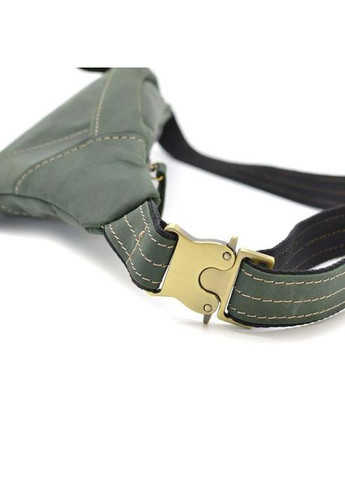 Сумка на пояс через плечо мужская для телефона и для документов кожаная средняя Зеленый 35951 LIMARY (337671205)