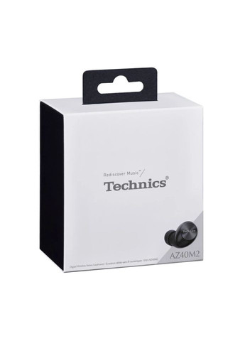 Навушники бездротові EAH-AZ40M2 TWS Bluetooth стереогарнітура чорна Technics (315373218)