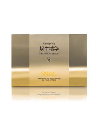 Подарунковий набір для догляду за обличчям Snail Repair&Brightening з муцином равлика підтяжка обличчя 28 шт. One Spring (352013153)
