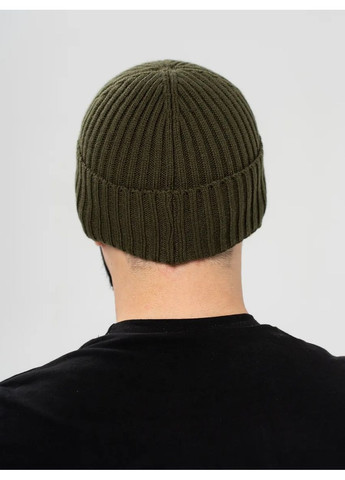 Класична зимова чоловіча шапка 1х1 No Brand Чоловіча зимова шапка (362556507)