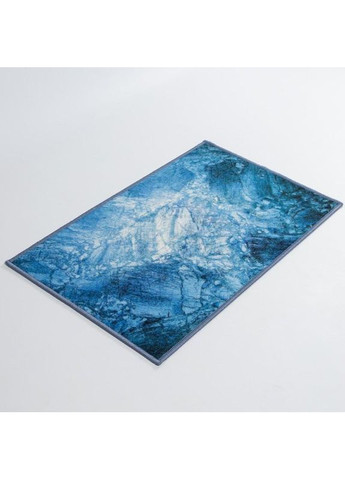 Набір килимків для ванної кімнати та туалету Print 206-2 синій No Brand (364969199)