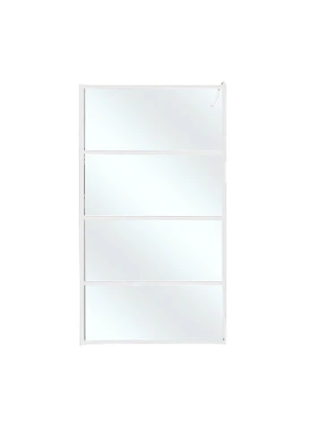 Душевая перегородка Alba белая 120x200 ( А0051975 ) Insana (396554274)