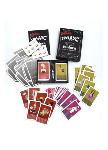 Застільна гра для компанії «Підвищуй Градус» (UA) - CherryLove Bombat Game (332209897)