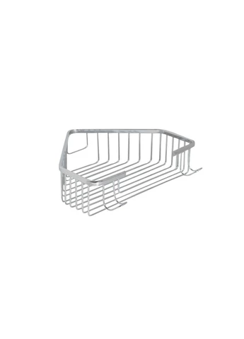 Поличка в ванну кутова 335 (полірована нержавійка, 250x250 мм) Platinum (269793502)