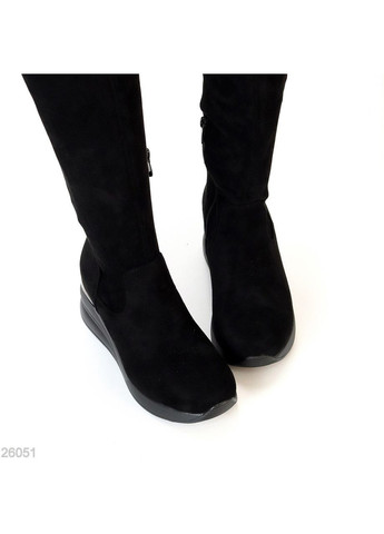 Черные осенние ботфорты risto No Brand