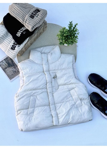 Комбинированная демисезонная демисезонная жилетка 10922 No Brand