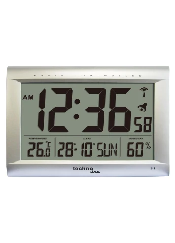 Часы настенные WS8009 Silver (WS8009) Technoline (315937392)