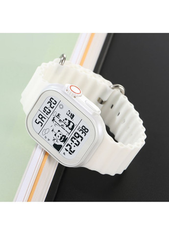 Годинник водонепроникний білий з будильником і секундоміром для чоловіків жінок унісекс ProDobro (367265261)