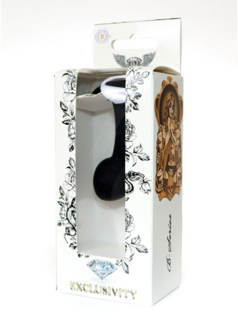 Анальний корок — Silicone Black Curved Plug S Drive No Brand (322400097)