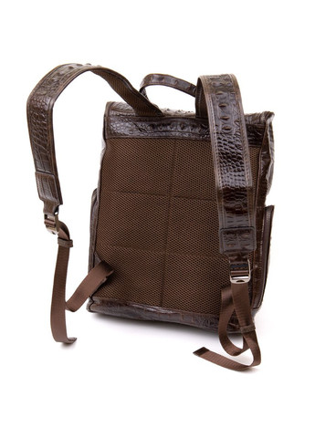 Рюкзак для ноутбука кожаный под рептилию 30х37,5х9 см. 20430 Vintage (362418005)