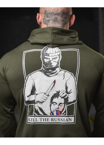 Тактическое мужское худи Kill The Russian олива No Brand (361151589)