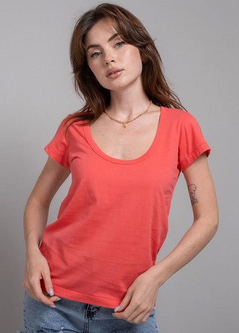 Коралова літня футболка жіноча unny, кораловий 101131 Power