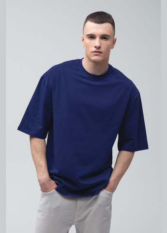 Комбинированная набор оверсайз мужских футболок 3шт, бежевый/голубой/темно-синий (u0104m-3pack2) с коротким рукавом RAY Oversize