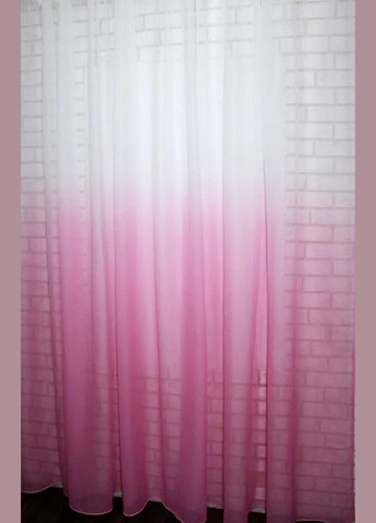 Набор шторы и тюль полупрозрачные нежно 1 шт 3х2,5 м + 2 шт 1х2,5 м (П4К-031дк 518тВ-53) No Brand (306633753)