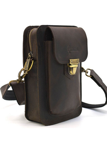 Чоловіча шкіряна сумка на пояс 20х13.5х5 см TARWA (315871219)