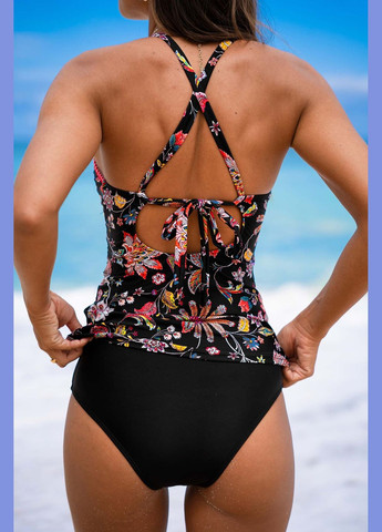 Черный летний купальник CUPSHE